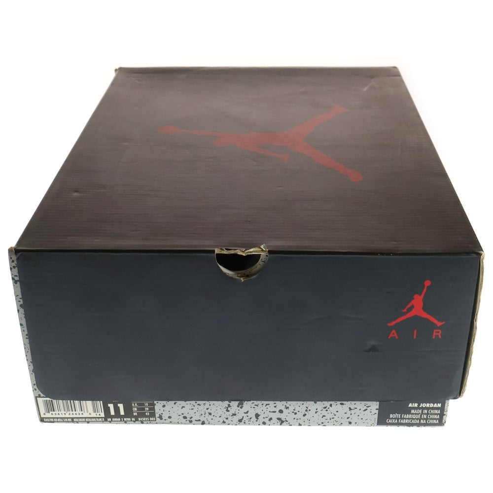 NIKE(ナイキ) AIR JORDAN 5 RETRO OG エアジョーダン5 レトロ ハイカットスニーカー ブラック US10.5/28.5cm 845035-003