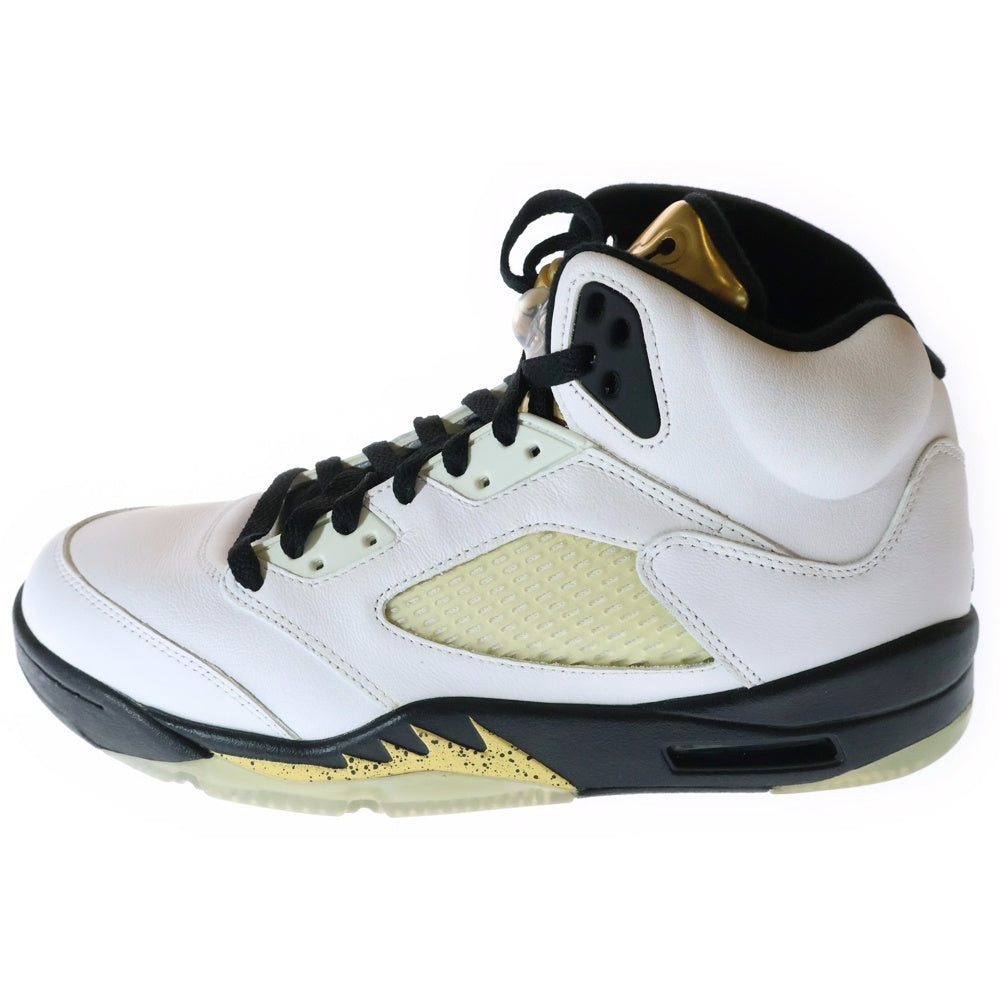 NIKE(ナイキ) AIR JORDAN 5 RETRO Olympic エアジョーダン 5 オリンピック ハイカットスニーカー ホワイト US10/28cm 136027-133