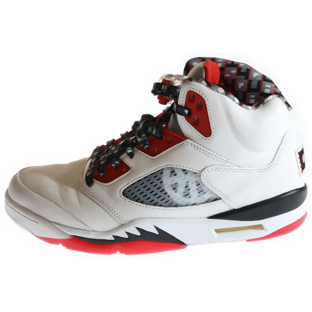 NIKE(ナイキ) AIR JORDAN 5 RETRO QUAI 54 エアジョーダン 5 レトロ ハイカットスニーカー ホワイト US11/29cm DJ7903-106