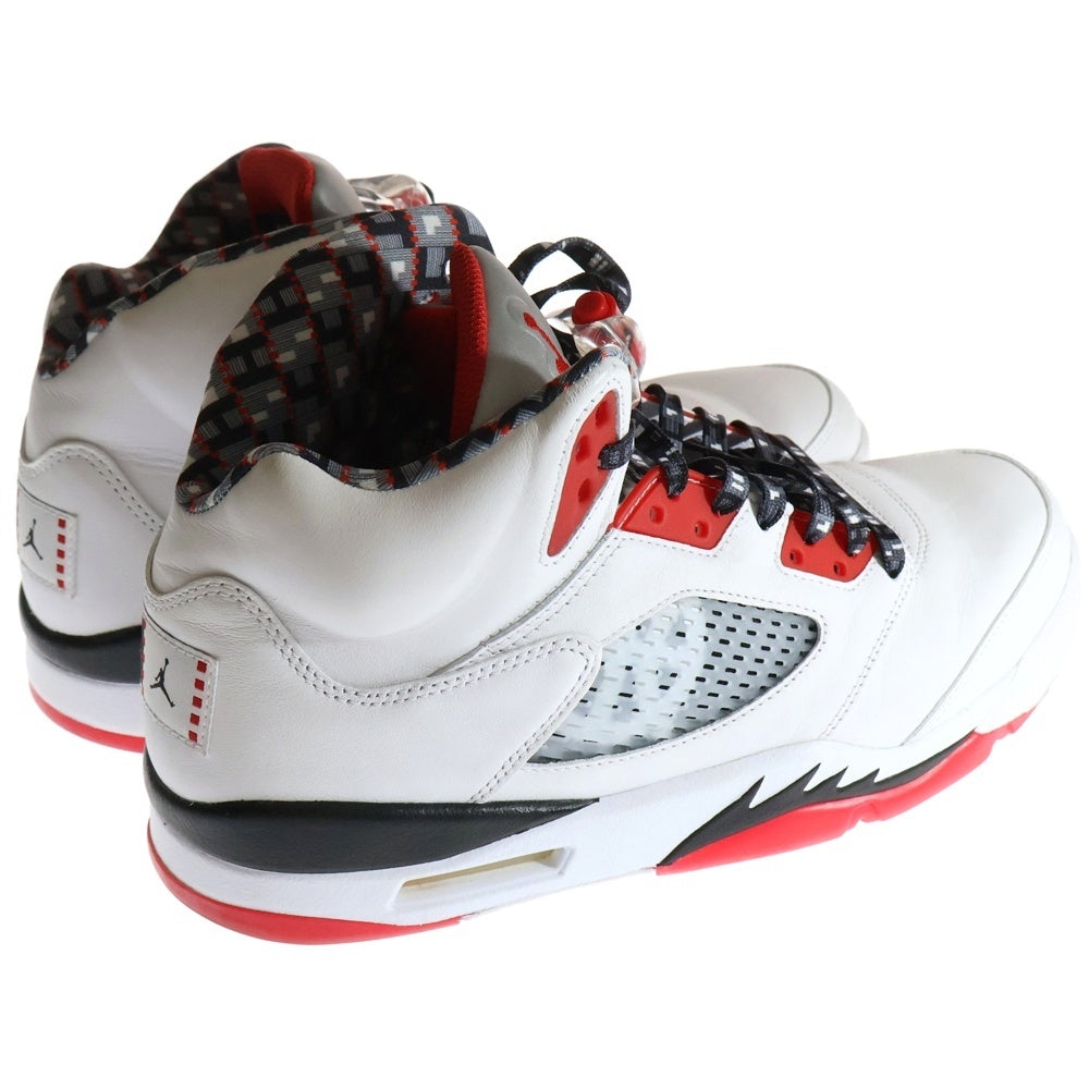 NIKE(ナイキ) AIR JORDAN 5 RETRO QUAI 54 エアジョーダン 5 レトロ ハイカットスニーカー ホワイト US11/29cm DJ7903-106