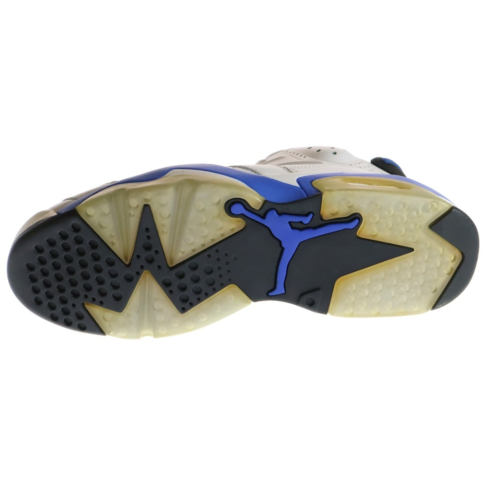 NIKE(ナイキ) 【観賞用 2014年製】 AIR JORDAN 6 RETRO SPORT BLUE エア ジョーダン 6 スポーツブルー ハイカットスニーカー ホワイト/ブルー US11/29cm 384664-107