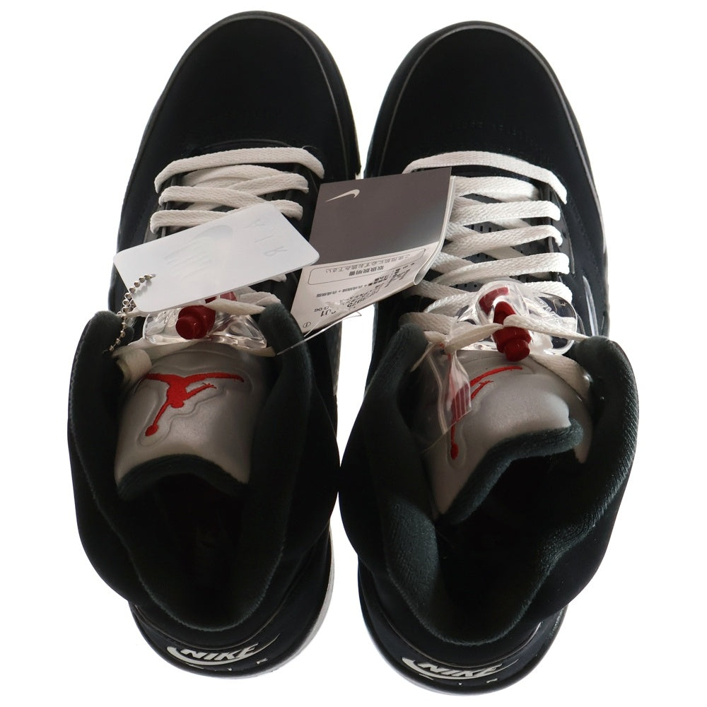 NIKE(ナイキ) AIR JORDAN 5 RETRO OG BLACK METALLIC REIMAGED エアジョーダン5 レトロ ブラックメタリックリイマジンド ハイカット スニーカー HF3975-001