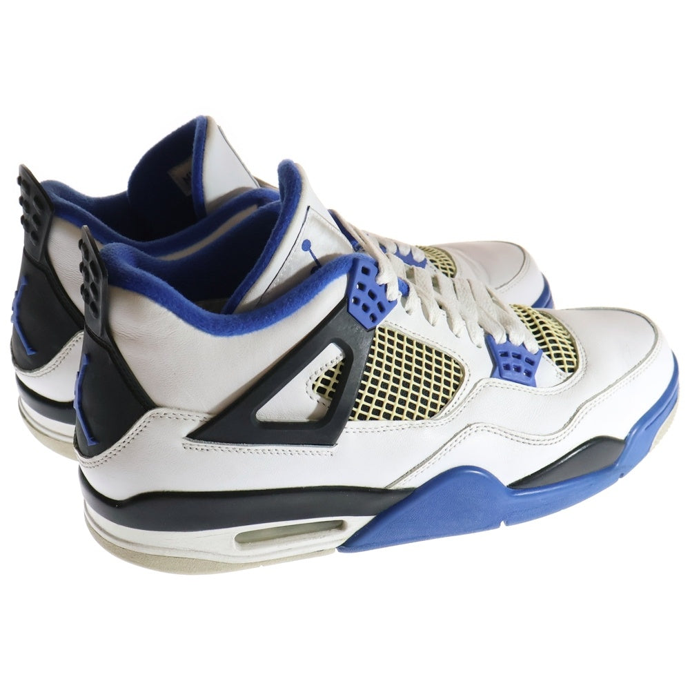 NIKE(ナイキ) AIR JORDAN 4 RETRO MOTORSPORTS 2017 エアジョーダン4 レトロ モータースポーツ ハイカットスニーカー ホワイト/ブルー US11/29cm 308497-117