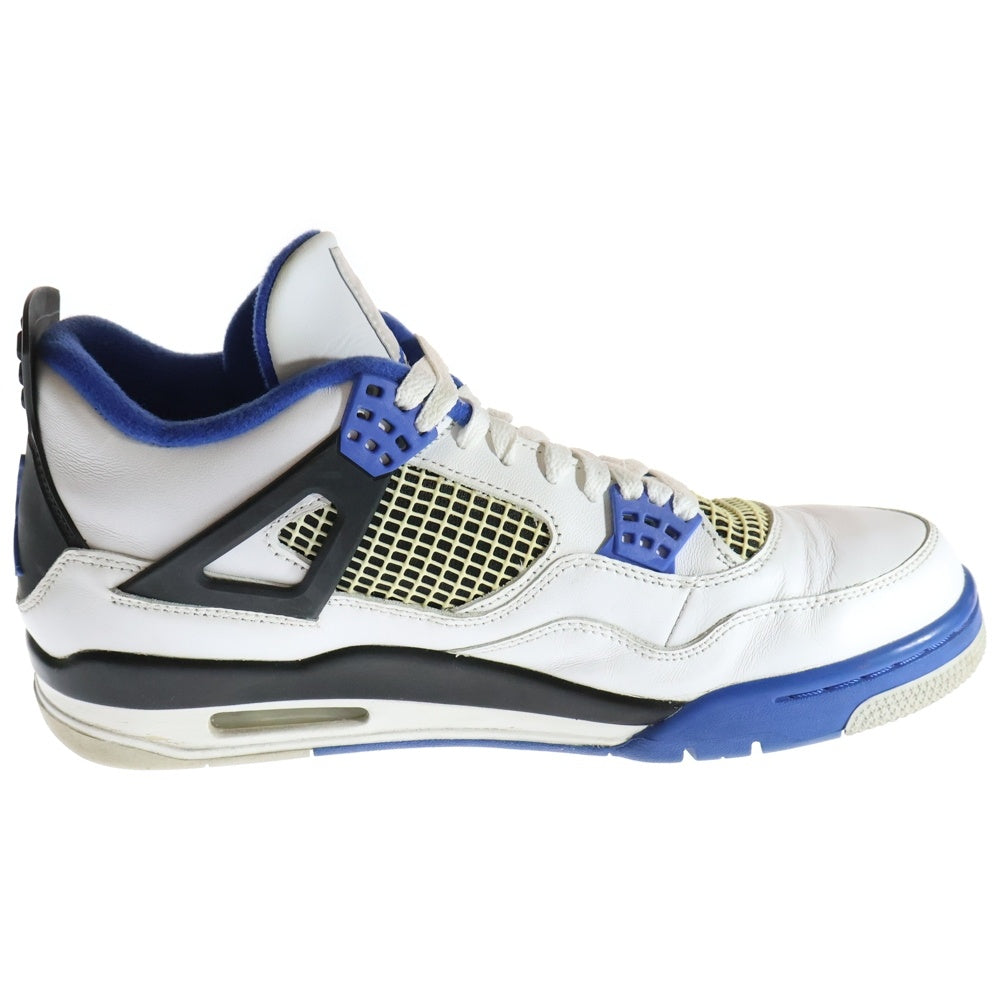 NIKE(ナイキ) AIR JORDAN 4 RETRO MOTORSPORTS 2017 エアジョーダン4 レトロ モータースポーツ ハイカットスニーカー ホワイト/ブルー US11/29cm 308497-117