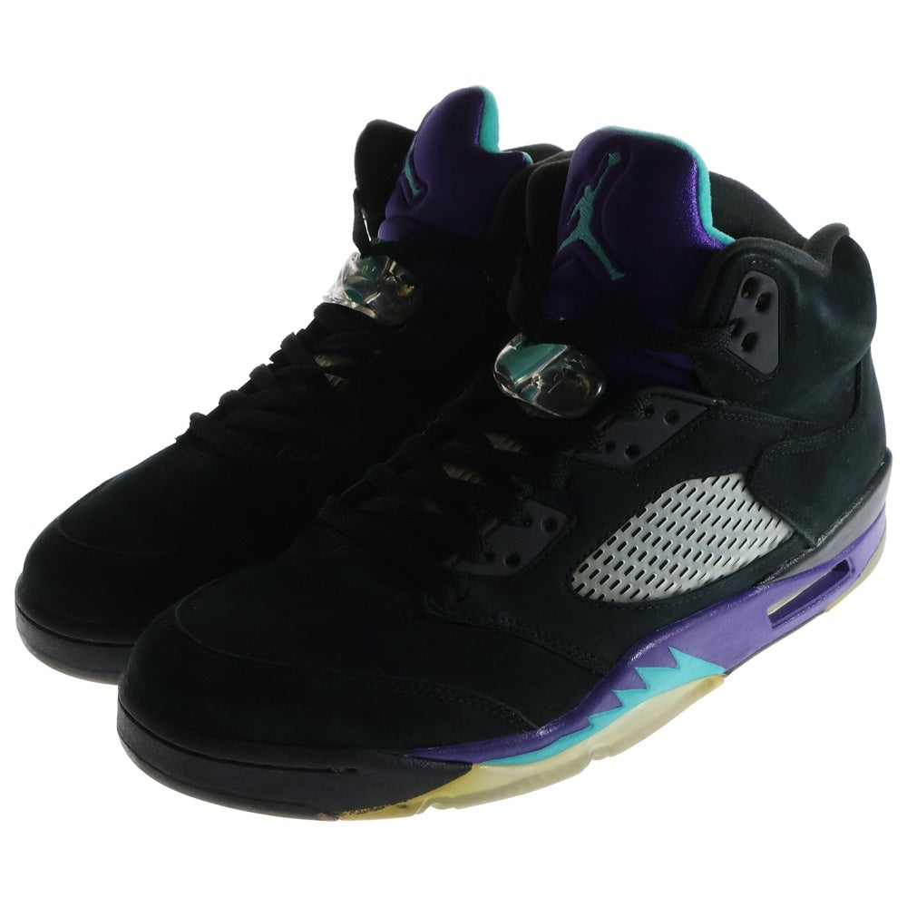 NIKE(ナイキ) AIR JORDAN 5 RETRO BLACK GRAPE エアジョーダン 5 ブラック グレープ ハイカットスニーカー ブラック US11/29cm 136027-007