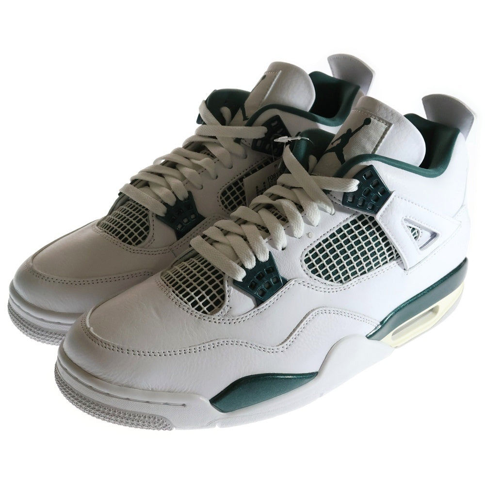 NIKE(ナイキ) AIR JORDAN 4 RETRO OXIDIZED GREEN エアジョーダン4 レトロ オキシダイズドグリーン ハイカットスニーカー ホワイト/グリーン US11/29cm FQ8138-103