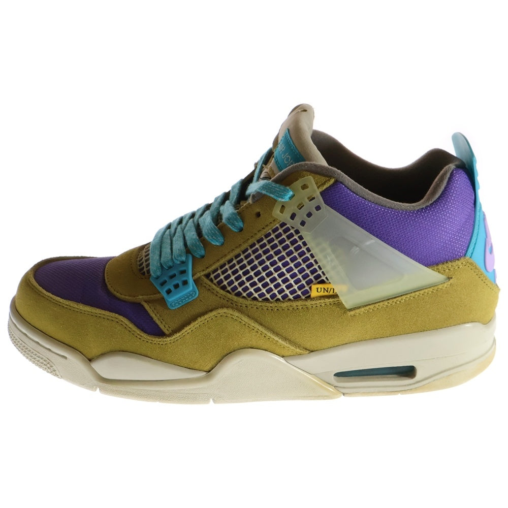 NIKE(ナイキ) ×UNION AIR JORDAN 4 RETRO SP DESERT MOSS エアジョーダン4 デザートモス ハイカットスニーカー マルチ US11.5/29.5cm DJ5718-300
