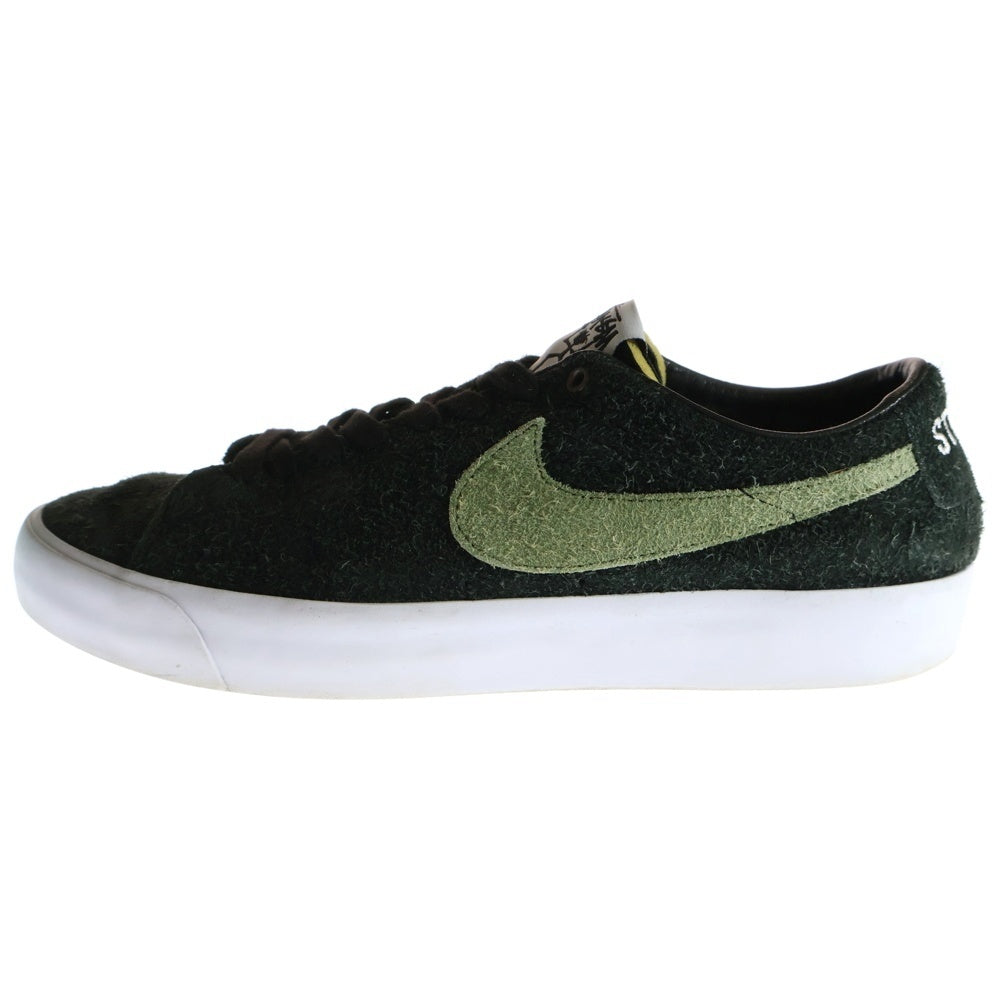 NIKE SB(ナイキエスビー) BLAZER LOW BLACK PALM GREEN ブレザー ローカットスニーカー ブラック/グリーン US11.5/29.5cm BQ6449-001