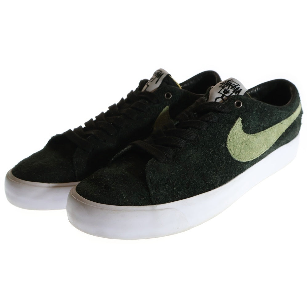 NIKE SB(ナイキエスビー) BLAZER LOW BLACK PALM GREEN ブレザー ローカットスニーカー ブラック/グリーン US11.5/29.5cm BQ6449-001