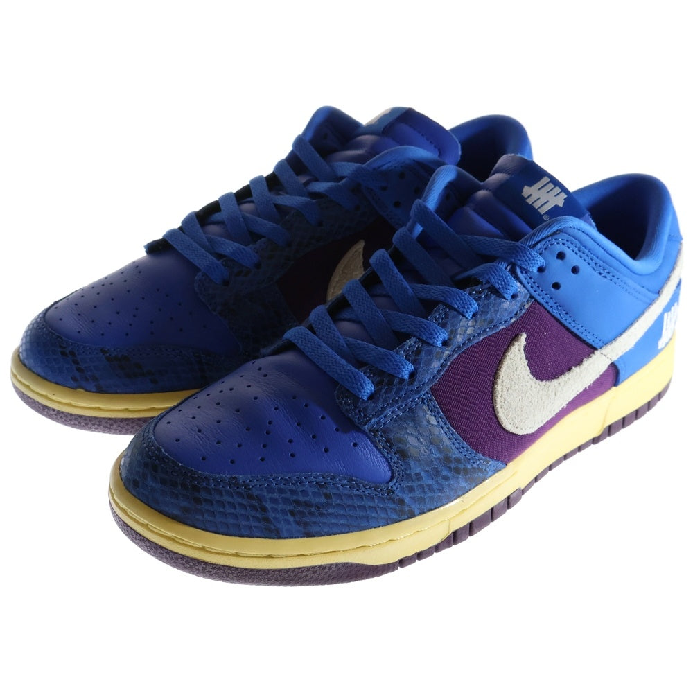 NIKE(ナイキ) ×UNDEFEATED DUNK LOW Royal アンディフィーテッド ダンク ロイヤル ローカットスニーカー ブルー US10/28cm DH6508-400