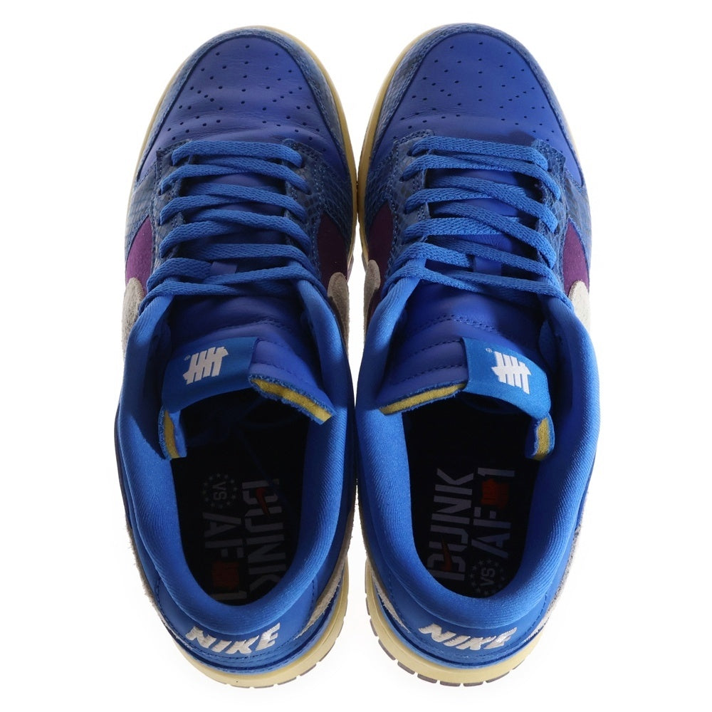 NIKE(ナイキ) ×UNDEFEATED DUNK LOW Royal アンディフィーテッド ダンク ロイヤル ローカットスニーカー ブルー US10/28cm DH6508-400