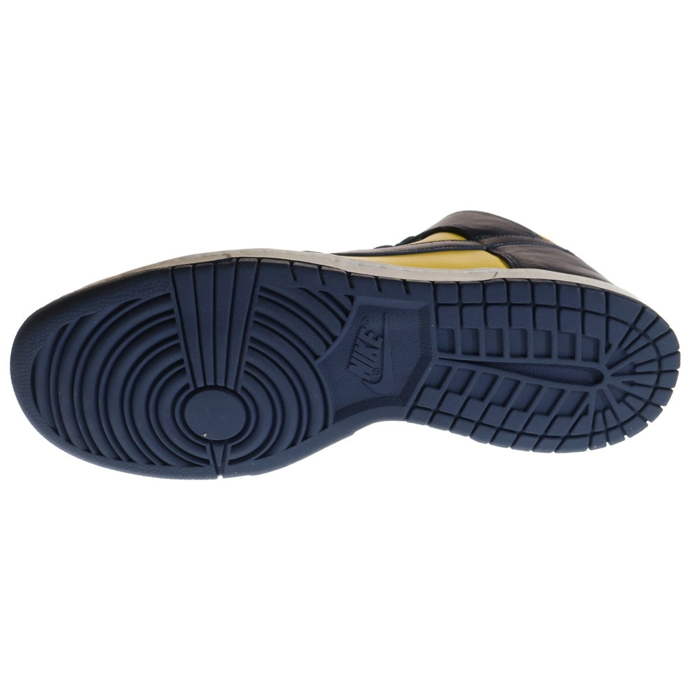 NIKE(ナイキ) DUNK HIGH SP MICHIGAN ダンク ミシガン ハイカットスニーカー イエロー/ネイビー US11.5/29.5cm CZ8149-700