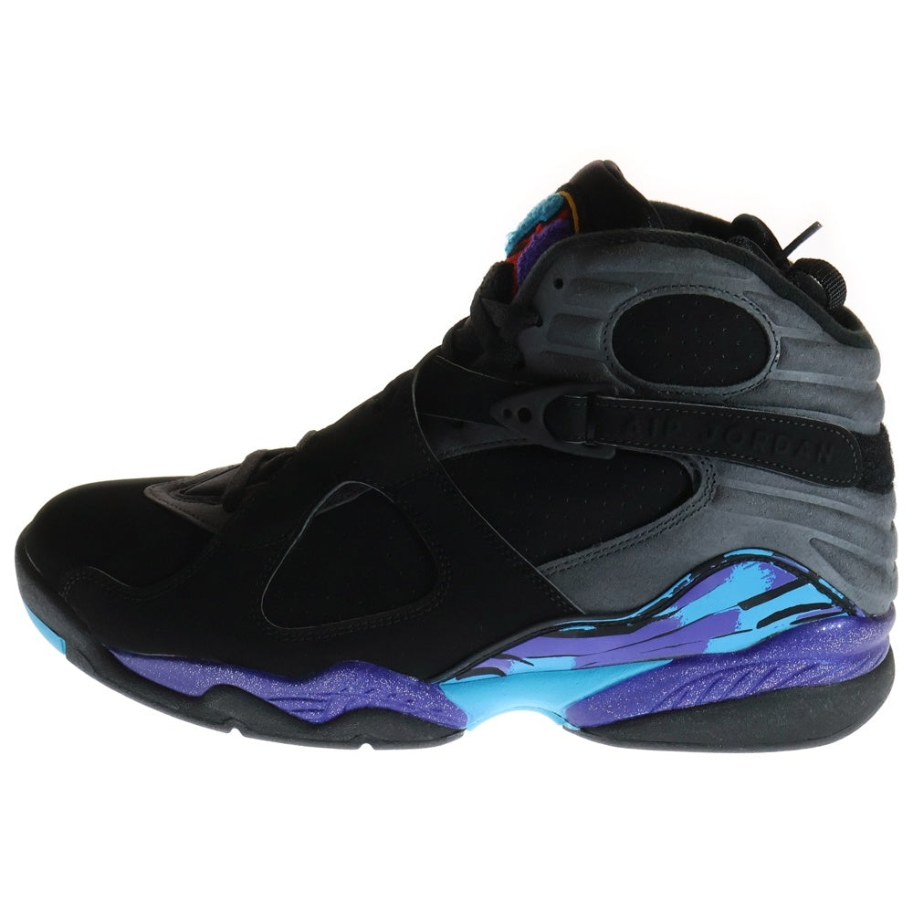 NIKE(ナイキ) AIR JORDAN 8 RETRO BLACK CEMENT エアジョーダン 8 ブラックセメント ハイカットスニーカー ブラック US11.5/29.5cm 305381-025