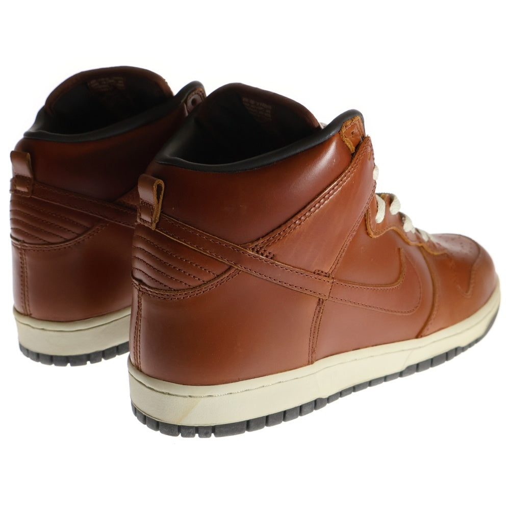 NIKE(ナイキ) 【観賞用2003年製】 DUNK HIGH PREMIUM MED CURRY ダンク プレミアム ミッド カリー ハイカットスニーカー ブラウン US12/30cm 305808-771
