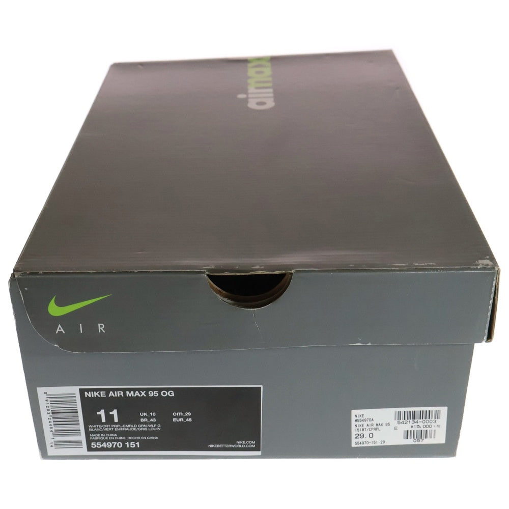 NIKE(ナイキ) AIR MAX 95 ORIGINAL エアマックス95 オリジナル ローカットスニーカー グレー US11/29cm 554970-151