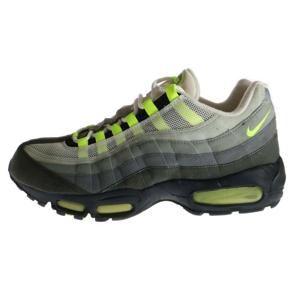 NIKE(ナイキ) 【観賞用2008年製】 AIR MAX 95 CLASSIC MAX PACK エアマックス95 クラシック マックスパック ローカットスニーカー グレー/イエロー US10/28cm 313111-071