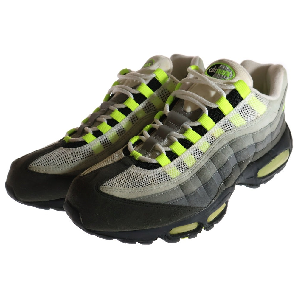 NIKE(ナイキ) 【観賞用2008年製】 AIR MAX 95 CLASSIC MAX PACK エアマックス95 クラシック マックスパック ローカットスニーカー グレー/イエロー US10/28cm 313111-071
