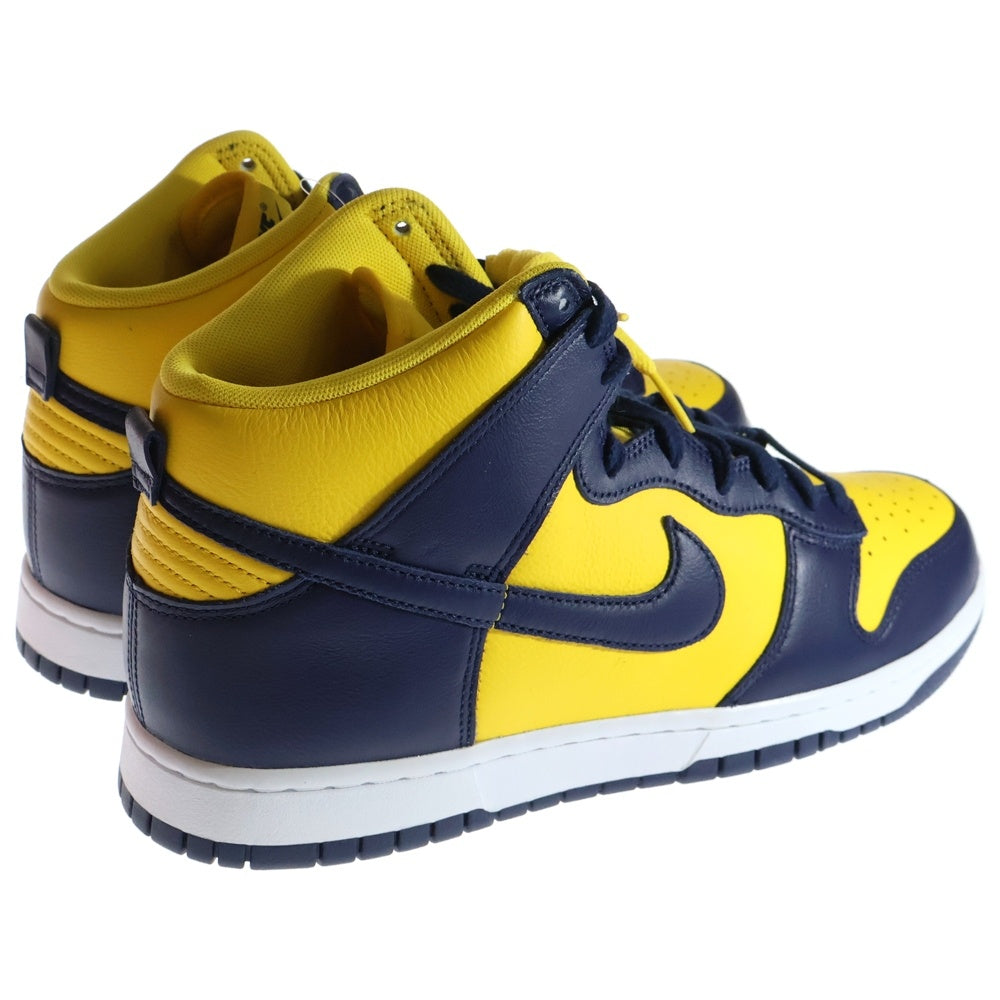 NIKE(ナイキ) DUNK HIGH RETRO SE ダンク ハイカットスニーカー イエロー/ネイビー US11/29cm HF3143-700