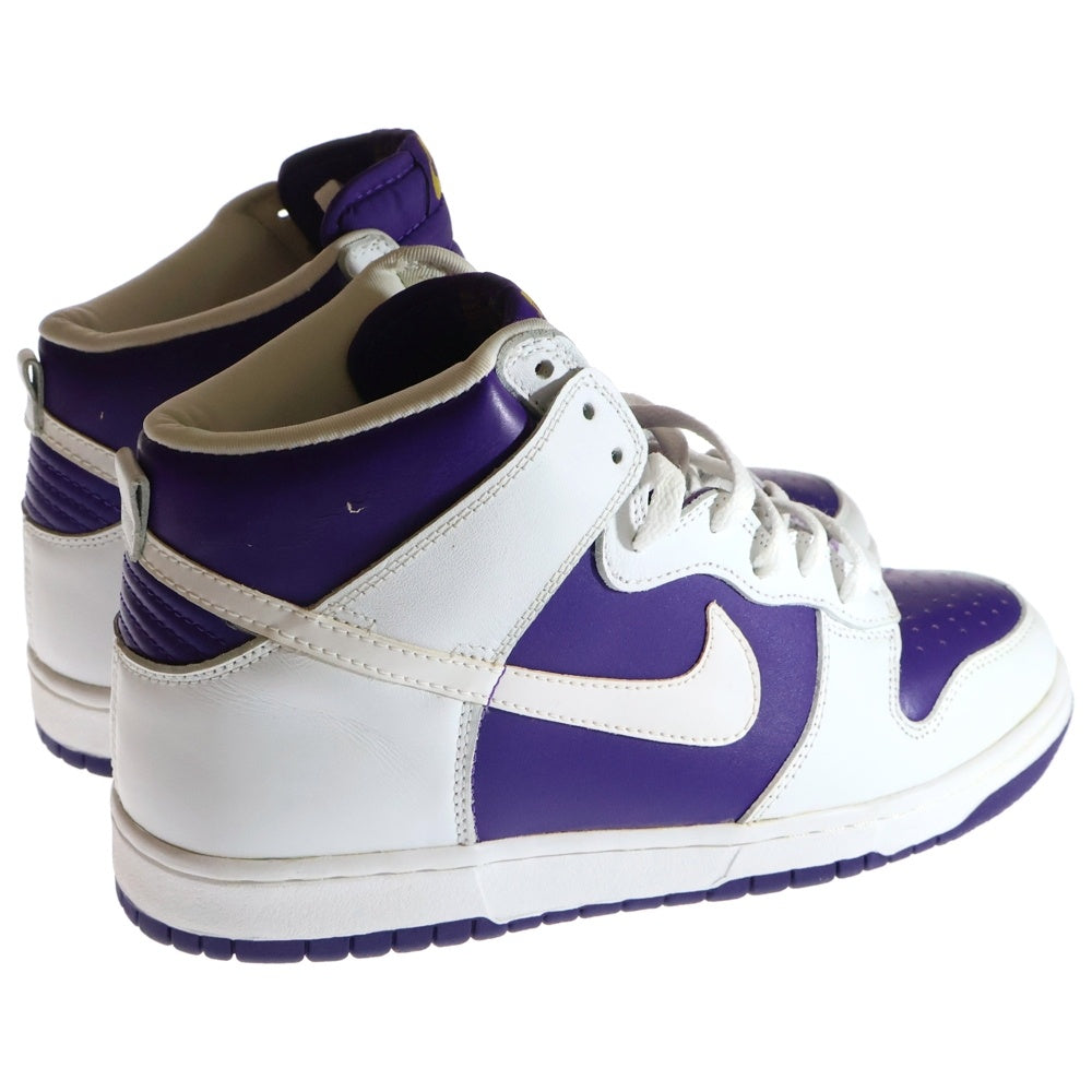 NIKE(ナイキ) 【観賞用1999年製】 DUNK HIGH LE ダンク ハイカットスニーカー ホワイト/パープル US10/28cm 630335-511