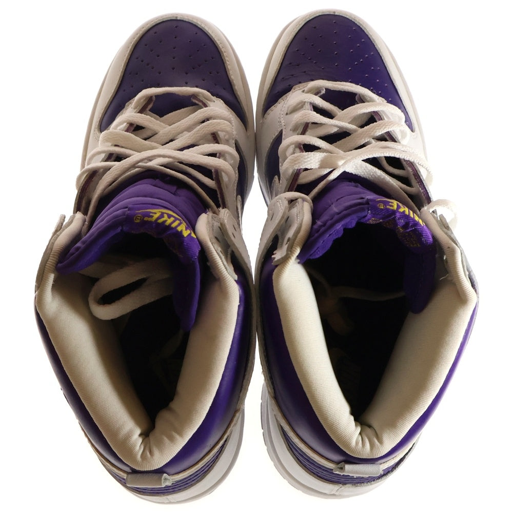NIKE(ナイキ) 【観賞用1999年製】 DUNK HIGH LE ダンク ハイカットスニーカー ホワイト/パープル US10/28cm 630335-511