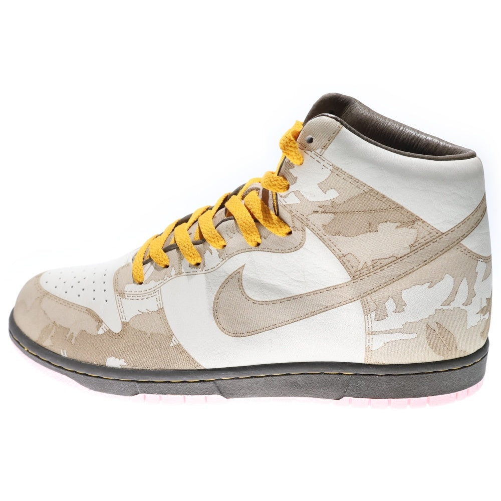 NIKE(ナイキ) DUNK HIGH 1 PIECE ダンク ワンピース ハイカットスニーカー ブラウン US11/29cm 311612-121