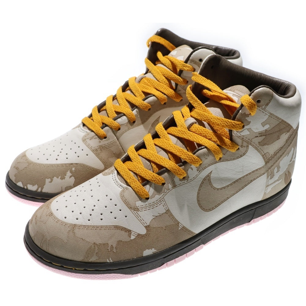 NIKE(ナイキ) DUNK HIGH 1 PIECE ダンク ワンピース ハイカットスニーカー ブラウン US11/29cm 311612-121