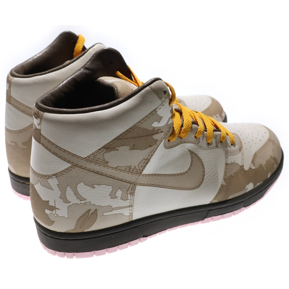 NIKE(ナイキ) DUNK HIGH 1 PIECE ダンク ワンピース ハイカットスニーカー ブラウン US11/29cm 311612-121