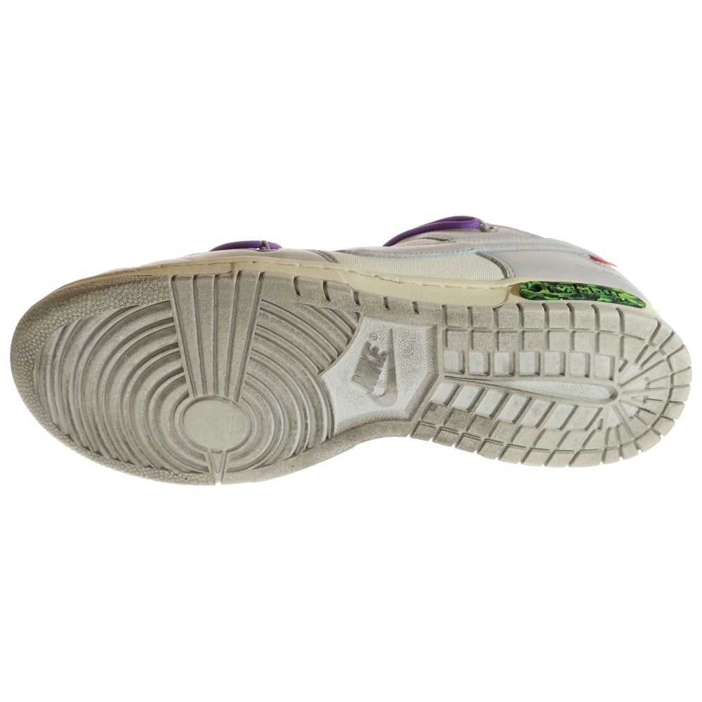 NIKE(ナイキ) ×OFF WHITE DUNK LOW 1OF 50 47 オフホワイト ダンク ローカットスニーカー グレー/ホワイト US12/30cm DM1602-125