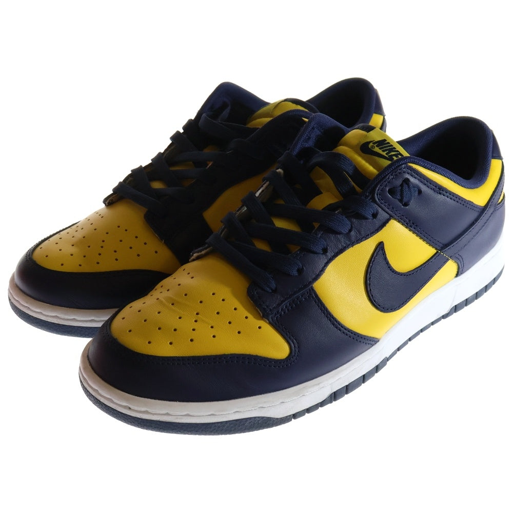 NIKE(ナイキ) DUNK LOW RETRO Michigan ダンク ミシガン ローカットスニーカー イエロー/ネイビー US11/29cm DD1391-700