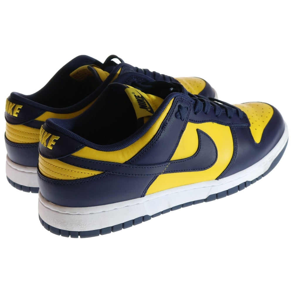 NIKE(ナイキ) DUNK LOW RETRO Michigan ダンク ミシガン ローカットスニーカー イエロー/ネイビー US11/29cm DD1391-700