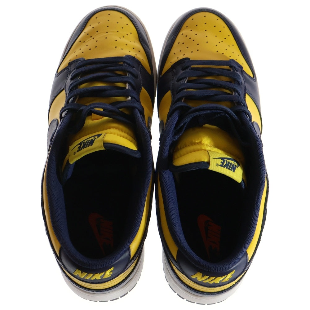 NIKE(ナイキ) DUNK LOW RETRO Michigan ダンク ミシガン ローカットスニーカー イエロー/ネイビー US11/29cm DD1391-700