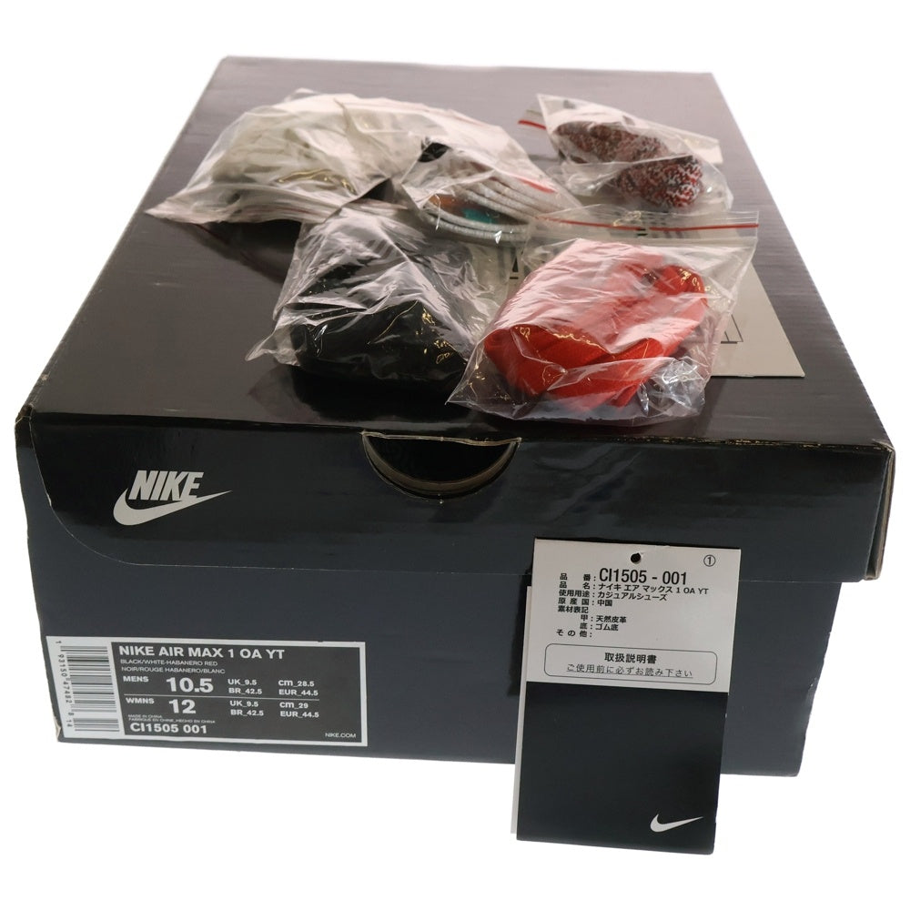 NIKE(ナイキ) AIR MAX 1 OA YT TOKYO MAZE エアマックス1 トーキョーメイズ ローカットスニーカー マルチ US10.5/28.5cm CI1505-001