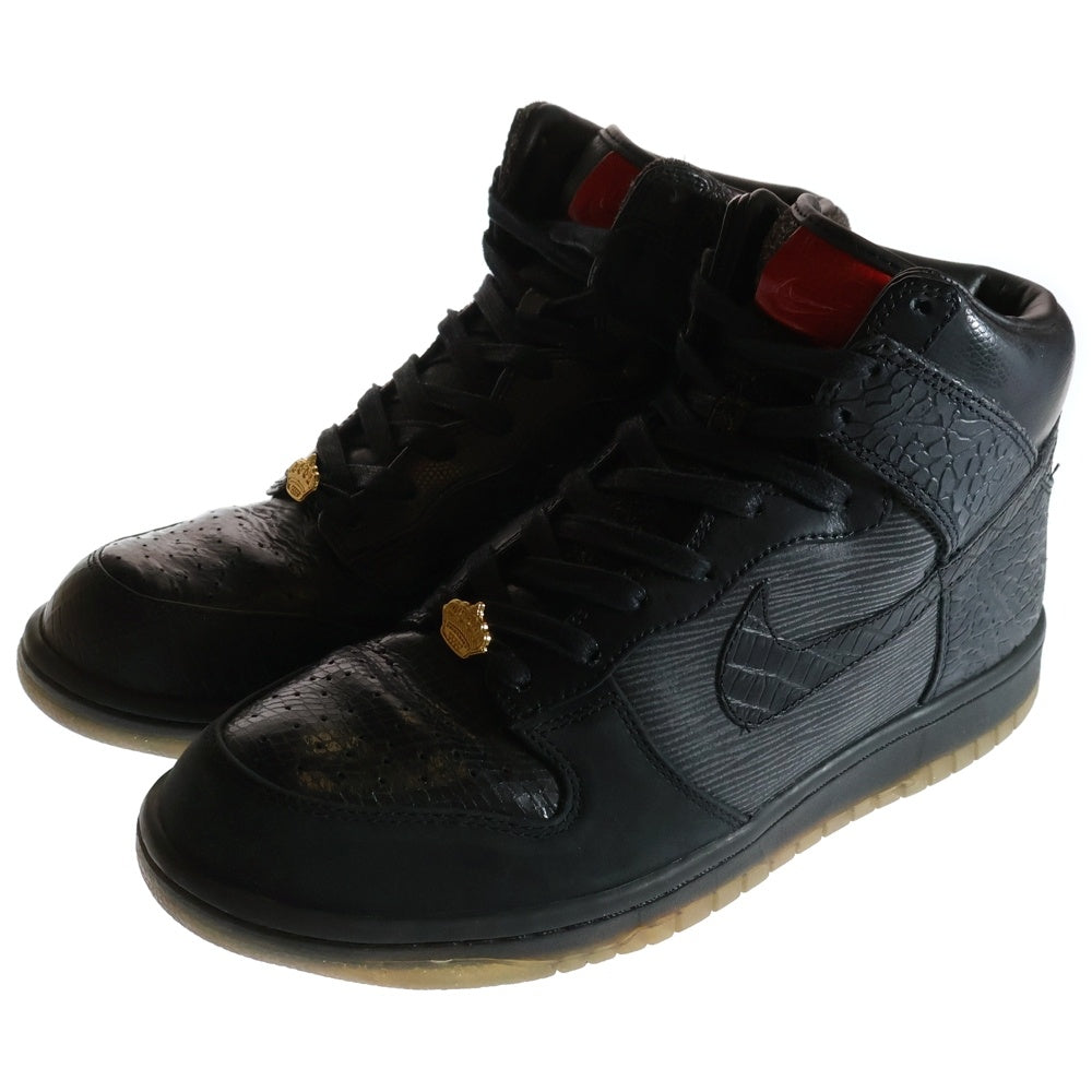 NIKE(ナイキ) 【観賞用2011年製】 DUNK HIGH PREMIUM QS MIGHT CROWN 20TH ANNIVERSARY ダンク ハイ プレミアム マイト クラウン 20th アニバーサリー 503766-001