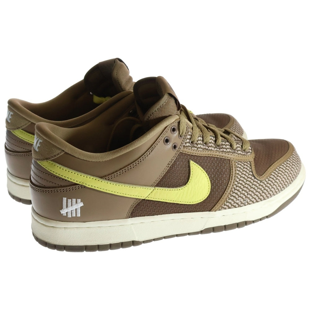 NIKE(ナイキ) ×UNDEFEATED DUNK LOW SP CANTEEN アンディフィーテッド ダンク キャンティーン ローカットスニーカー ブラウンUS12/30cm DH3061-200