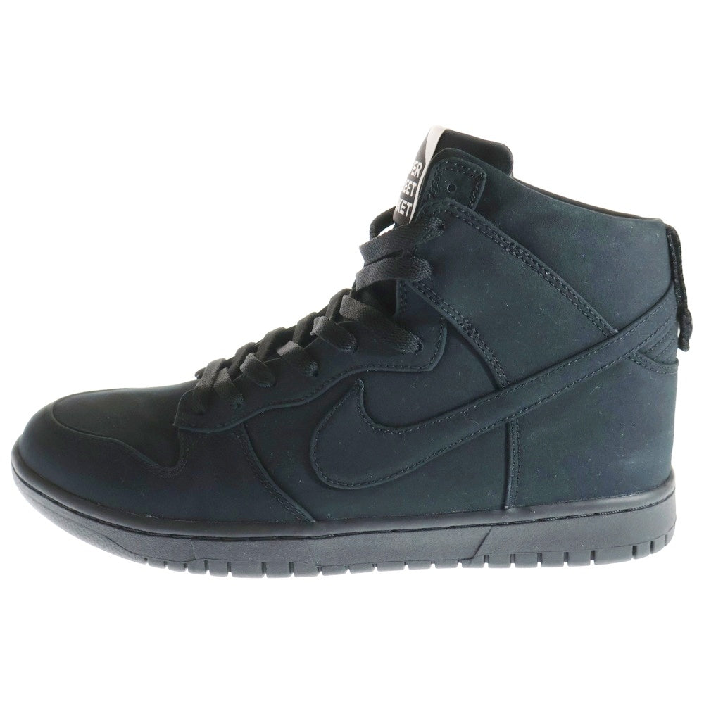 NIKE(ナイキ) ×DSM DUNK HIGH LUX SP ドーバーストリートマーケット ダンク ラックス ハイカットスニーカー ブラック US11/29cm 718766-001