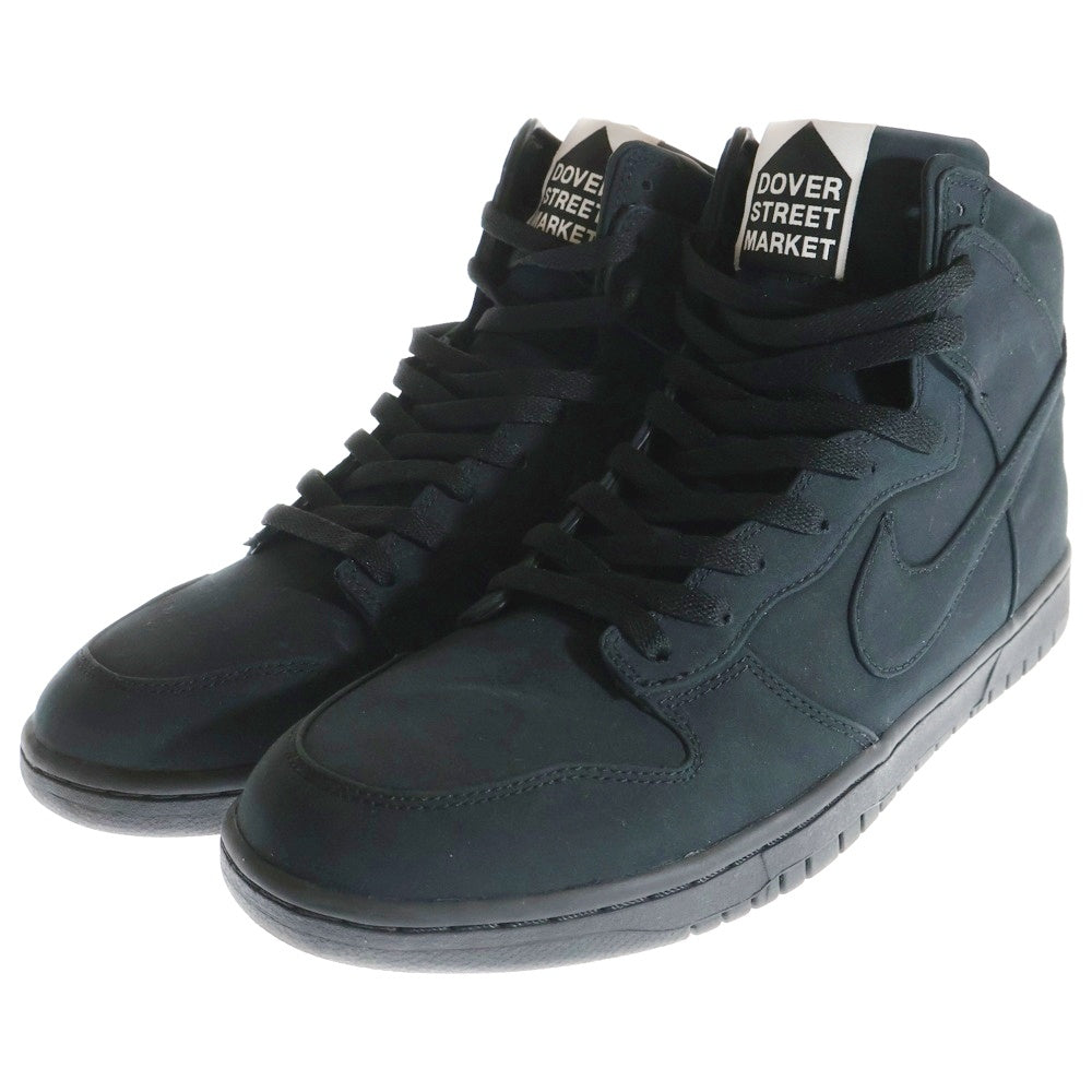 NIKE(ナイキ) ×DSM DUNK HIGH LUX SP ドーバーストリートマーケット ダンク ラックス ハイカットスニーカー ブラック US11/29cm 718766-001