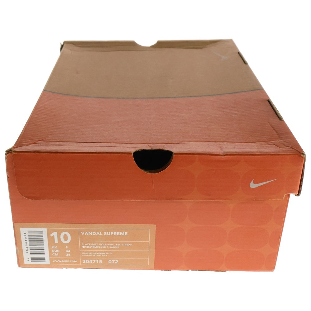 NIKE(ナイキ) VANDAL HIGH SUPREME バンダル サプリーム ハイカットスニーカー ブラック/イエロー US10/28cm 304715-072