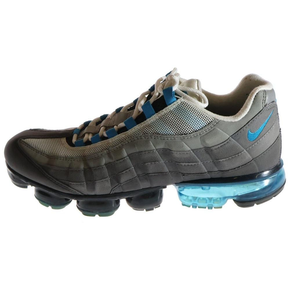 NIKE(ナイキ) AIR VAPORMAX 95 NEO TURQUOISE エアヴェイパーマックス95 ネオ ターコイズ ローカットスニーカー グレー/ブルー US11/29cm AJ7292-002