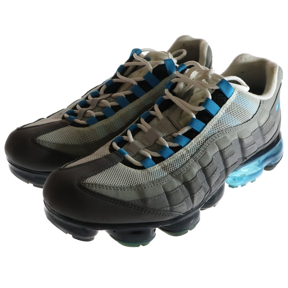 NIKE(ナイキ) AIR VAPORMAX 95 NEO TURQUOISE エアヴェイパーマックス95 ネオ ターコイズ ローカットスニーカー グレー/ブルー US11/29cm AJ7292-002