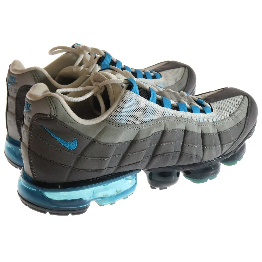 NIKE(ナイキ) AIR VAPORMAX 95 NEO TURQUOISE エアヴェイパーマックス95 ネオ ターコイズ ローカットスニーカー グレー/ブルー US11/29cm AJ7292-002
