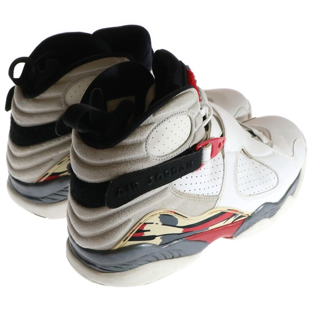NIKE(ナイキ) 【観賞用2013年製】 AIR JORDAN 8 RETRO エアジョーダン 8 ハイカットスニーカー ホワイト US12/30cm 305381-103
