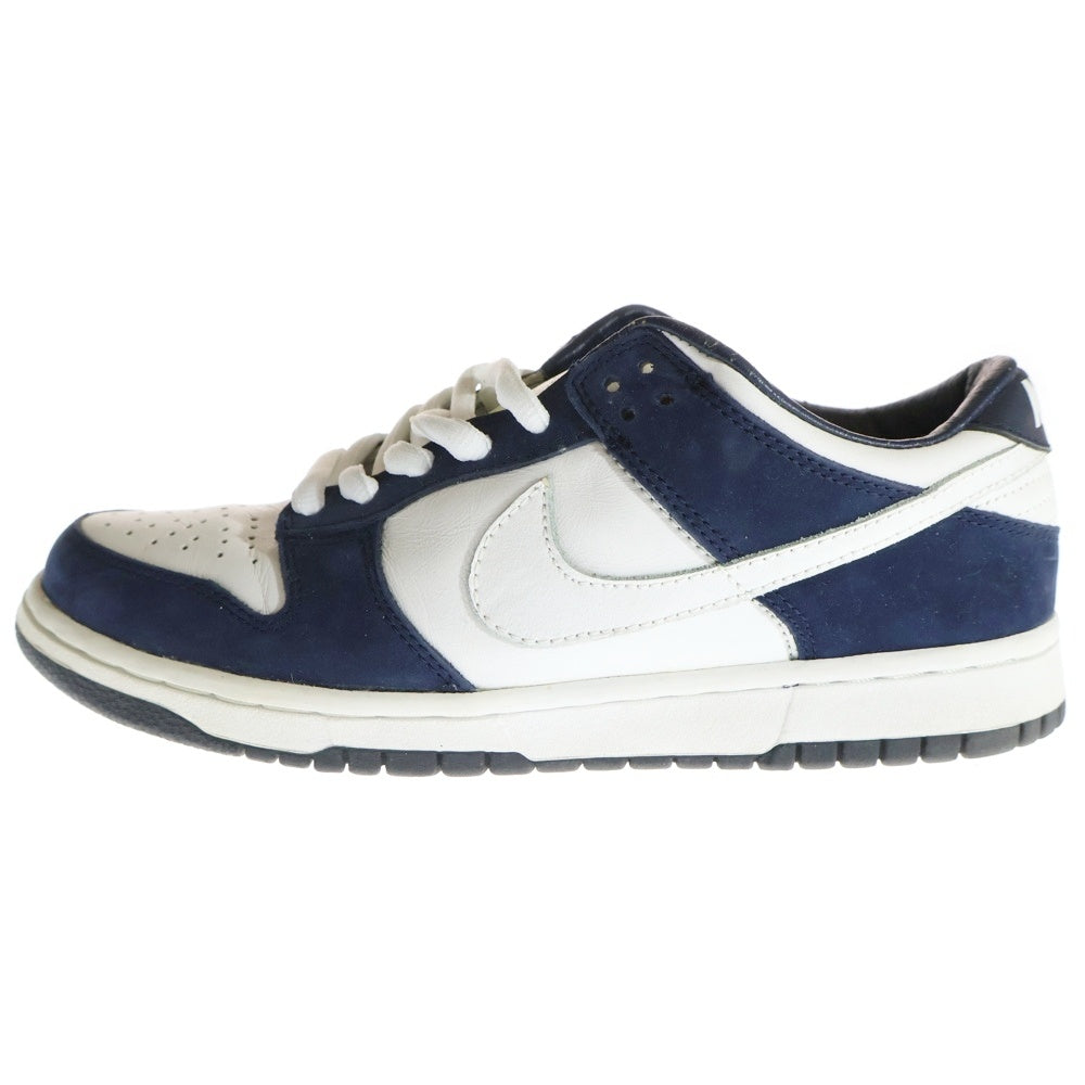 NIKE(ナイキ) 【観賞用 2004年製】 DUNK LOW PRO Obsidian ダンク オブシディアン ローカットスニーカー ホワイト/ネイビー US9/27cm 624044-116