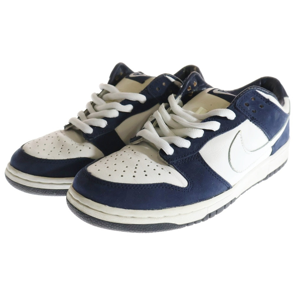 NIKE(ナイキ) 【観賞用 2004年製】 DUNK LOW PRO Obsidian ダンク オブシディアン ローカットスニーカー ホワイト/ネイビー US9/27cm 624044-116