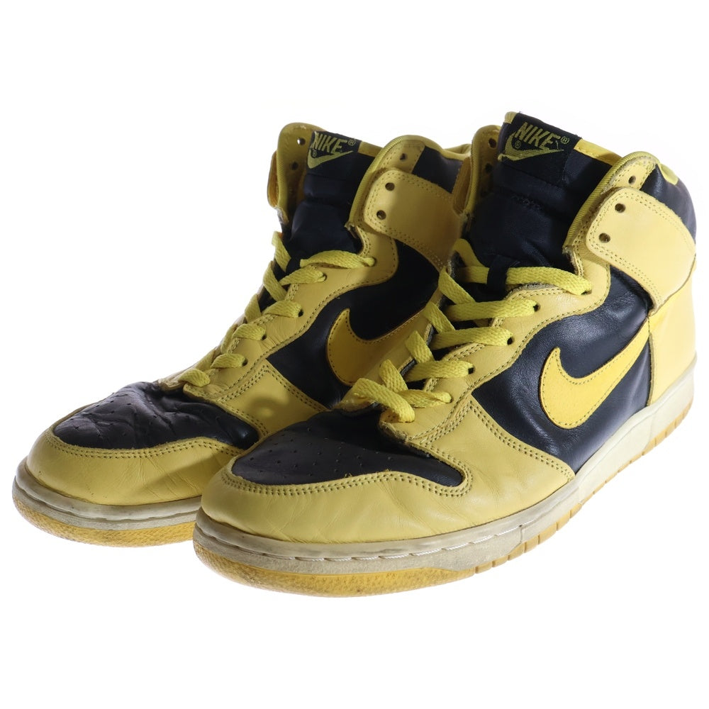 NIKE(ナイキ) 【観賞用2003年製】 DUNK HIHG ダンク ハイカットスニーカー ブラック/イエロー US11/29cm 304093-071