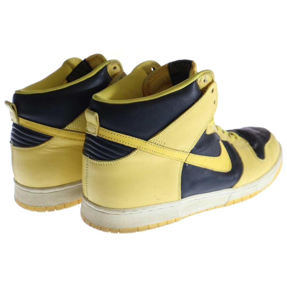 NIKE(ナイキ) 【観賞用2003年製】 DUNK HIHG ダンク ハイカットスニーカー ブラック/イエロー US11/29cm 304093-071
