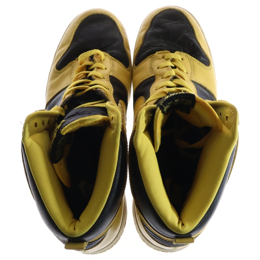 NIKE(ナイキ) 【観賞用2003年製】 DUNK HIHG ダンク ハイカットスニーカー ブラック/イエロー US11/29cm 304093-071