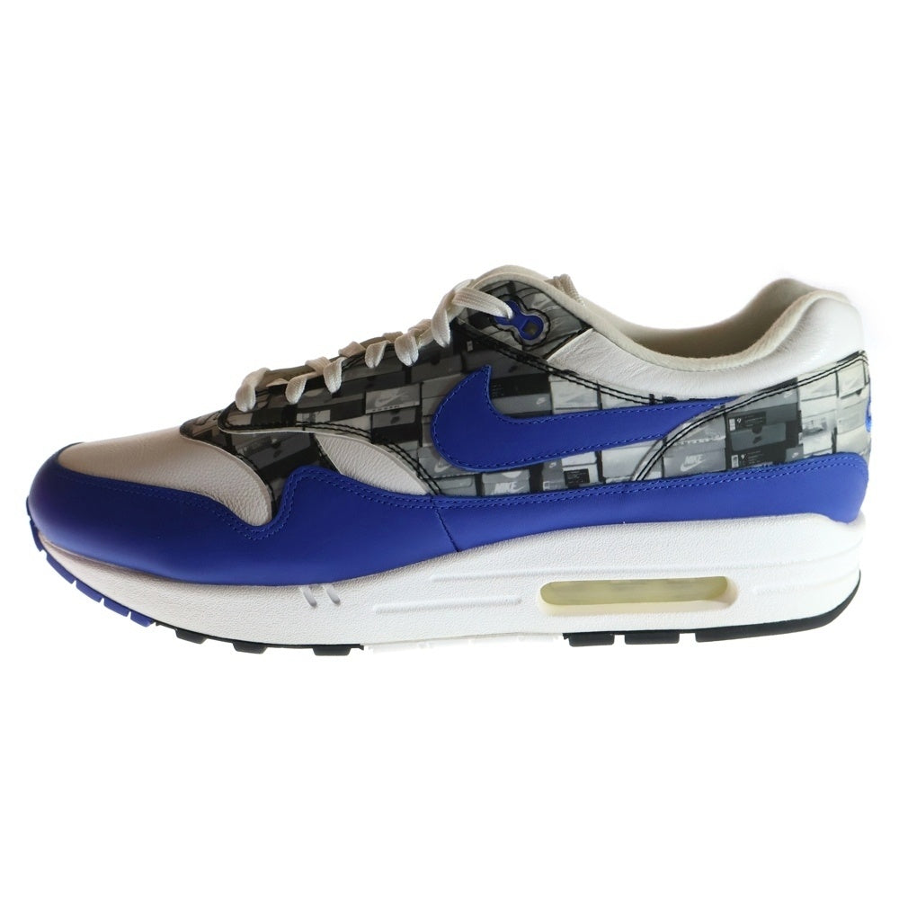 NIKE(ナイキ) ×ATMOS AIR MAX 1 BLUE WE LOVE NIKE アトモス エアマックス1 ブルー ウィーラブナイキ ローカットスニーカー ブルー US12/30cm AQ0927-100
