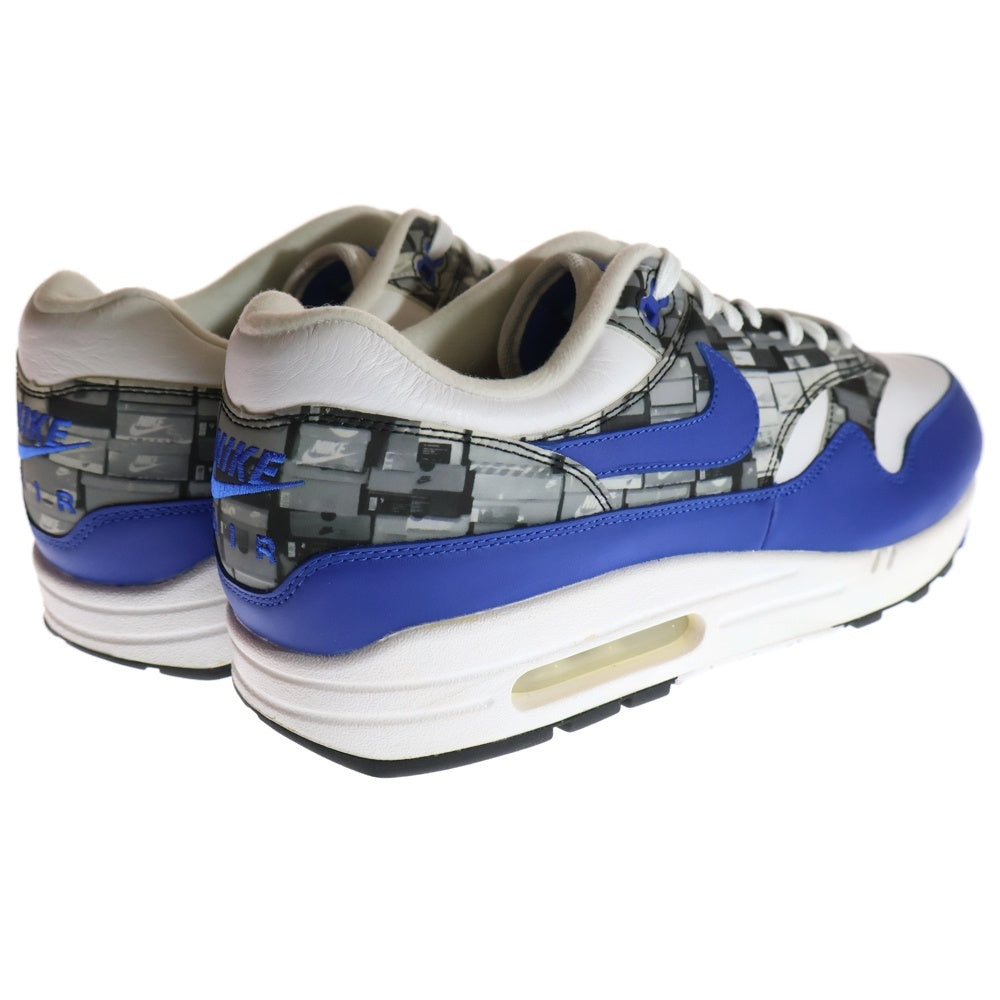 NIKE(ナイキ) ×ATMOS AIR MAX 1 BLUE WE LOVE NIKE アトモス エアマックス1 ブルー ウィーラブナイキ ローカットスニーカー ブルー US12/30cm AQ0927-100