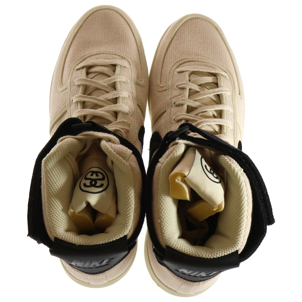 NIKE(ナイキ) ×STUSSY VANDAL HIGH ステューシー バンダル ハイカットスニーカー ホワイト US11.5/29.5cm DX5425-200