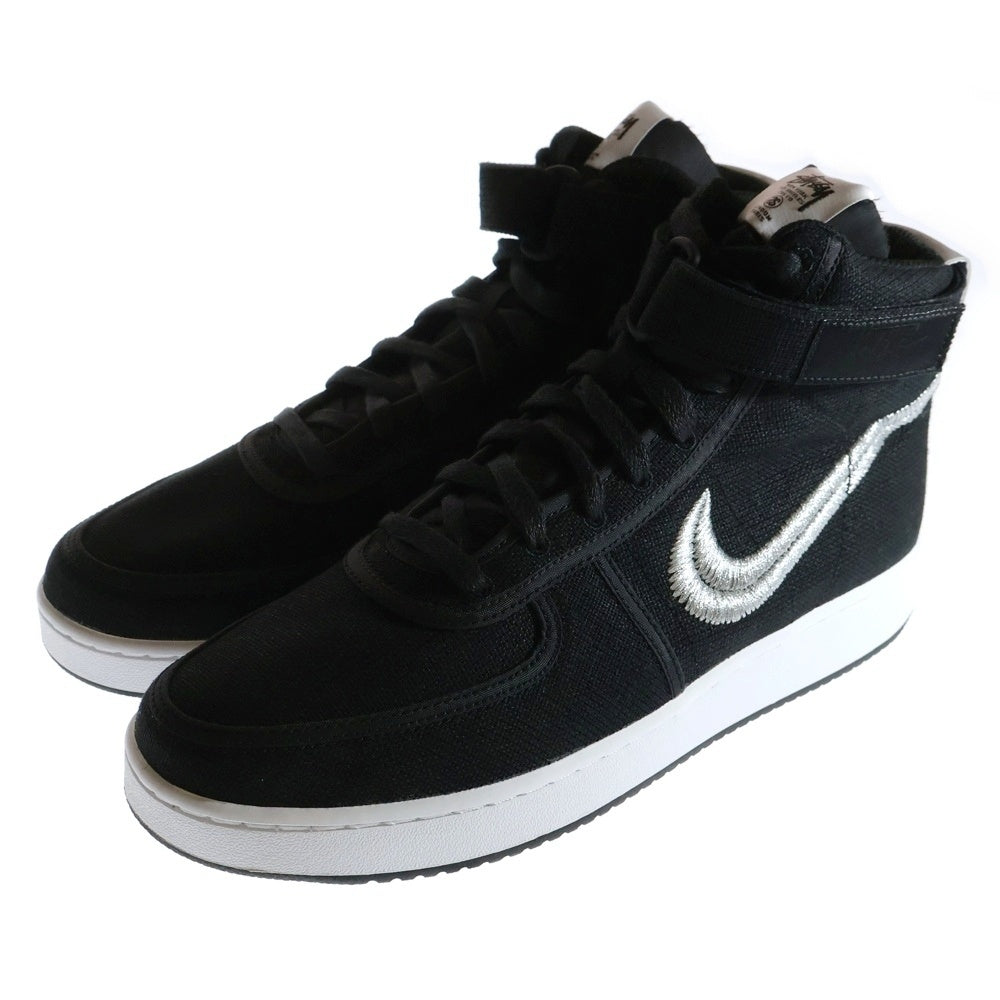 NIKE(ナイキ) ×STUSSY VANDAL HIGH ステューシー バンダル ハイカットスニーカー ブラック US11/29cm DX5425-001